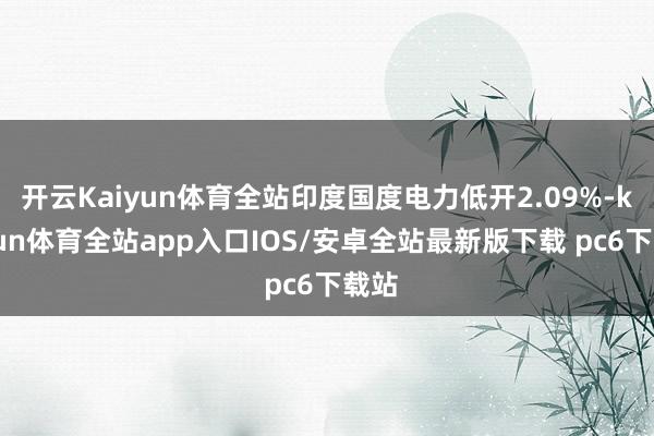 开云Kaiyun体育全站印度国度电力低开2.09%-kaiyun体育全站app入口IOS/安卓全站最新版下载 pc6下载站
