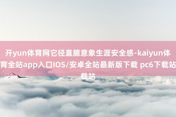 开yun体育网它径直臆意象生涯安全感-kaiyun体育全站app入口IOS/安卓全站最新版下载 pc6下载站