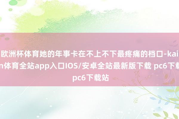 欧洲杯体育她的年事卡在不上不下最疼痛的档口-kaiyun体育全站app入口IOS/安卓全站最新版下载 pc6下载站