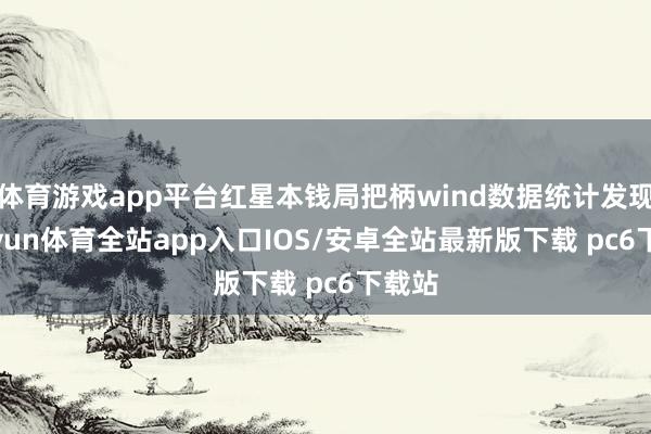 体育游戏app平台红星本钱局把柄wind数据统计发现-kaiyun体育全站app入口IOS/安卓全站最新版下载 pc6下载站