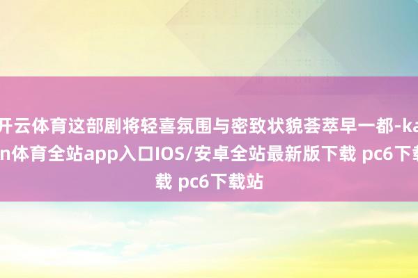 开云体育这部剧将轻喜氛围与密致状貌荟萃早一都-kaiyun体育全站app入口IOS/安卓全站最新版下载 pc6下载站