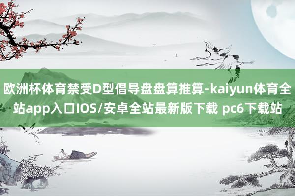 欧洲杯体育禁受D型倡导盘盘算推算-kaiyun体育全站app入口IOS/安卓全站最新版下载 pc6下载站