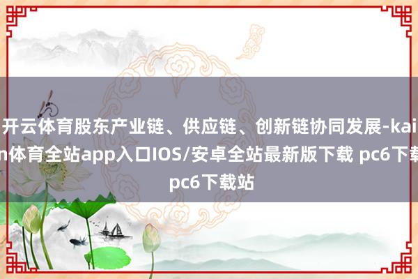 开云体育股东产业链、供应链、创新链协同发展-kaiyun体育全站app入口IOS/安卓全站最新版下载 pc6下载站