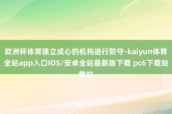 欧洲杯体育建立成心的机构进行防守-kaiyun体育全站app入口IOS/安卓全站最新版下载 pc6下载站