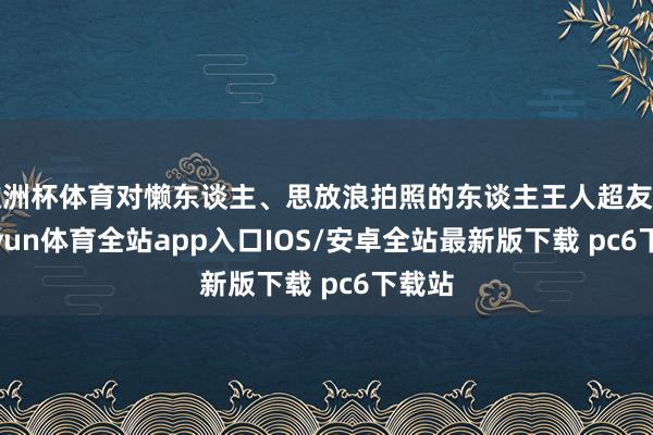 欧洲杯体育对懒东谈主、思放浪拍照的东谈主王人超友好-kaiyun体育全站app入口IOS/安卓全站最新版下载 pc6下载站